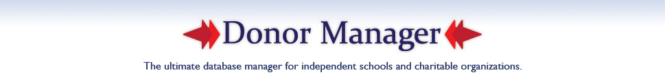 Donor Manager - Donation Tracking Software
